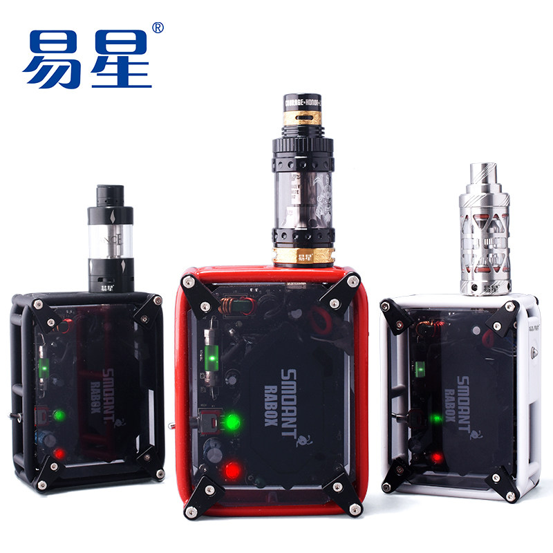 易星克莱鹏rabox电子烟大烟雾蚂蚁射线盒子 pdd同款蒸汽烟水烟