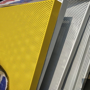 广州不锈钢阳台冲孔板 外墙装饰冲孔网厂家 加工定做异形多色冲孔