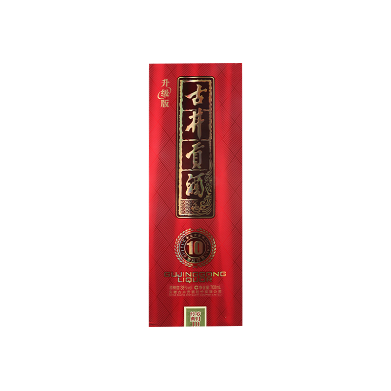 38度古井贡酒十年原浆 700ml/瓶白酒酒水送礼