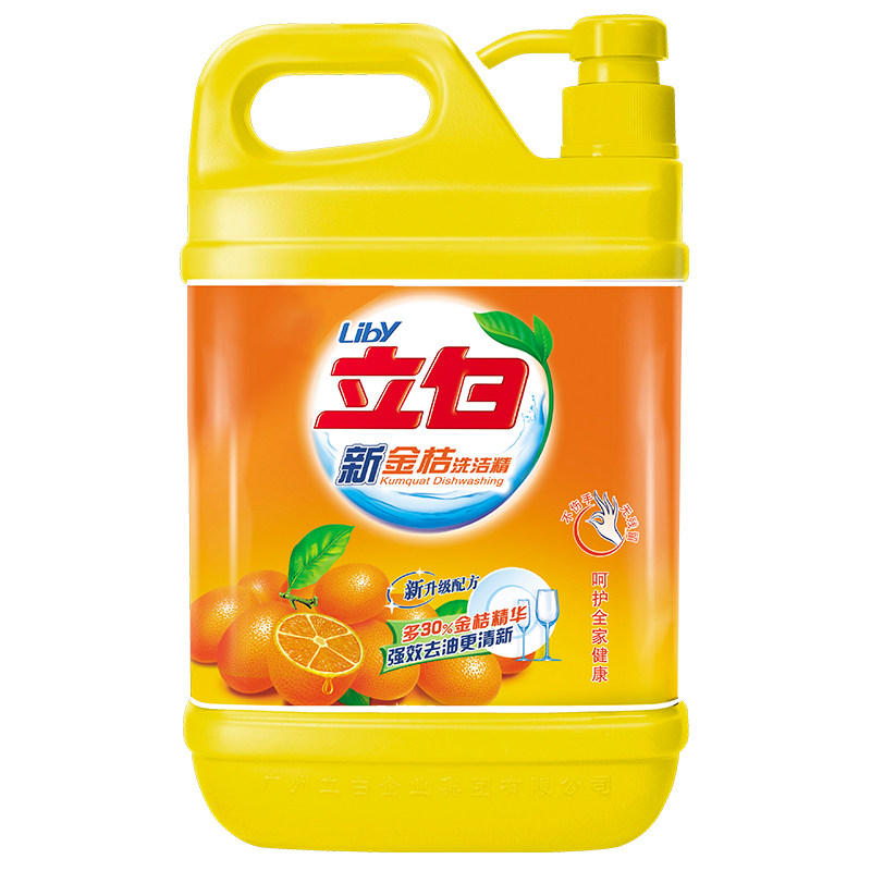 立白 新金桔洗洁精洗涤灵 1.29kg/瓶家庭装家用