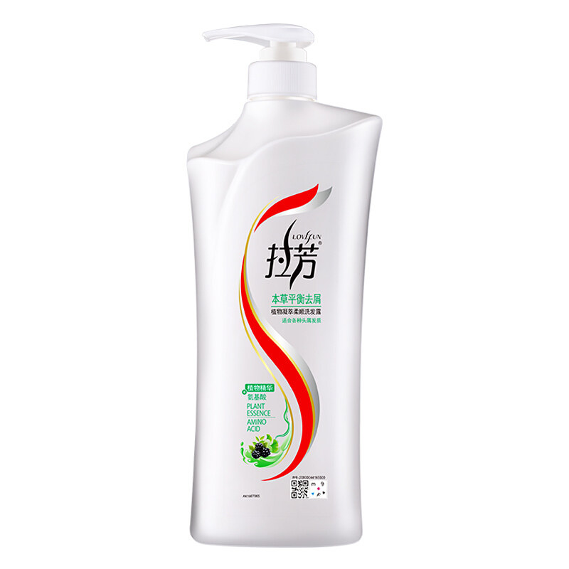 拉芳植物凝萃本草平衡去屑洗发露洗发水洗头膏洗头水 750ml/瓶