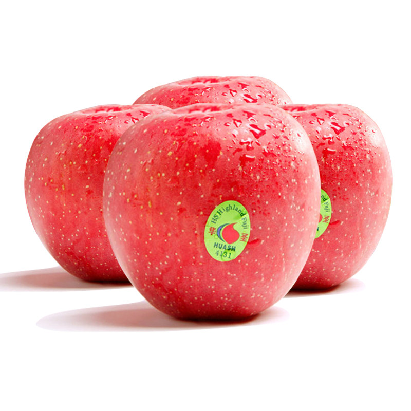 (今日10折)华圣陕西苹果4粒装约880g果脆水分足精选新鲜当季水果—其