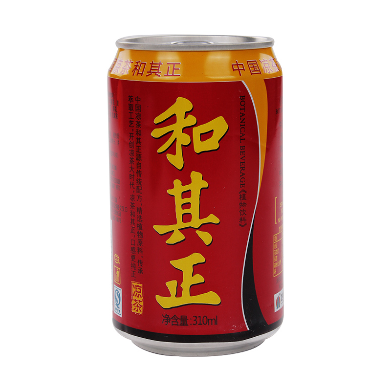 达利园和其正凉茶310ml/罐