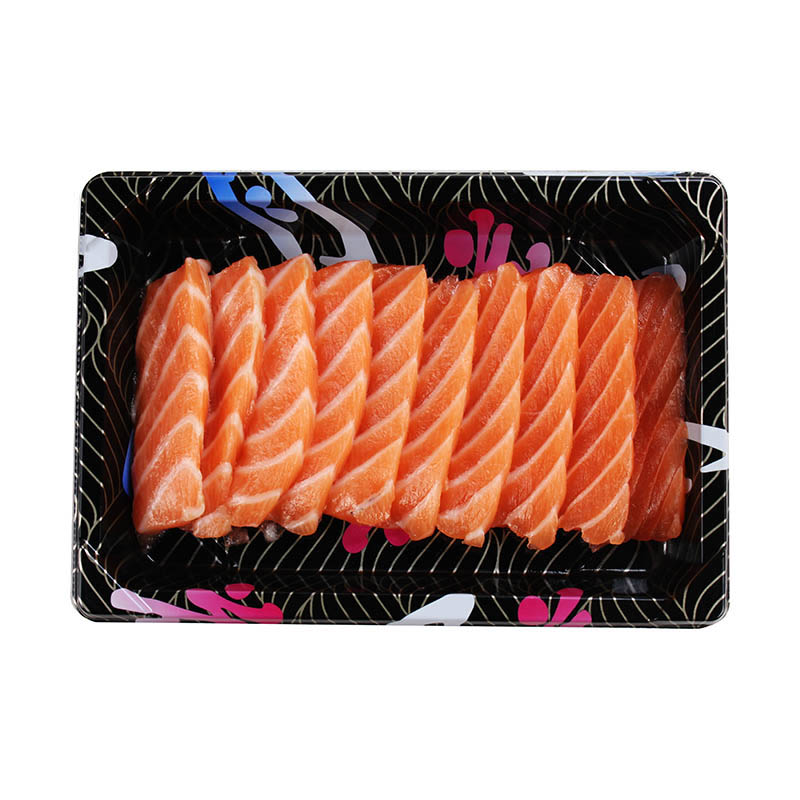 冰鲜海鲜三文鱼鱼腹切片 100g/盒