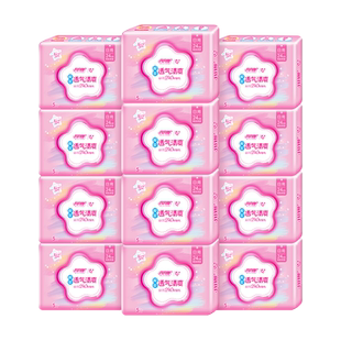 月月舒卫生巾棉柔透气420超长夜用防漏240日用姨妈巾【官方正品】