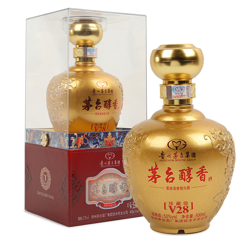 52度茅台醇香v28  500ml/盒白酒酒水