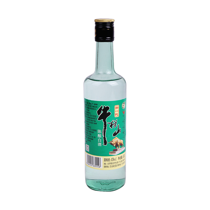 43度牛栏山新一代500ml/瓶白酒酒水