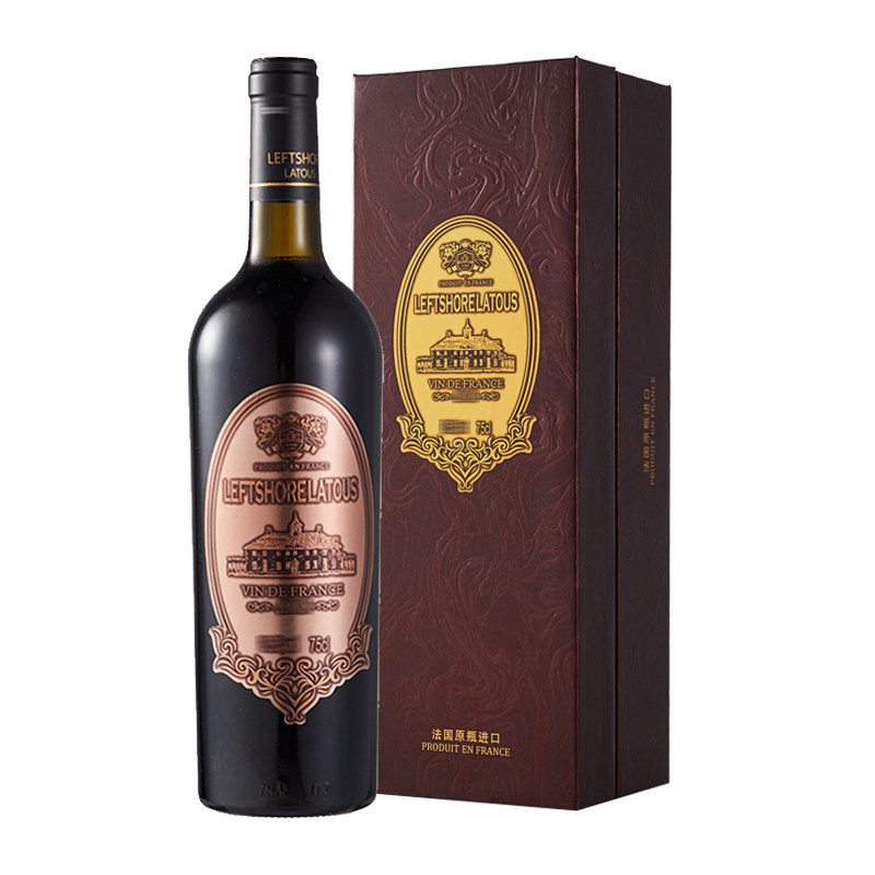 法国进口 左岸拉图庄园干红葡萄酒 750ml/瓶