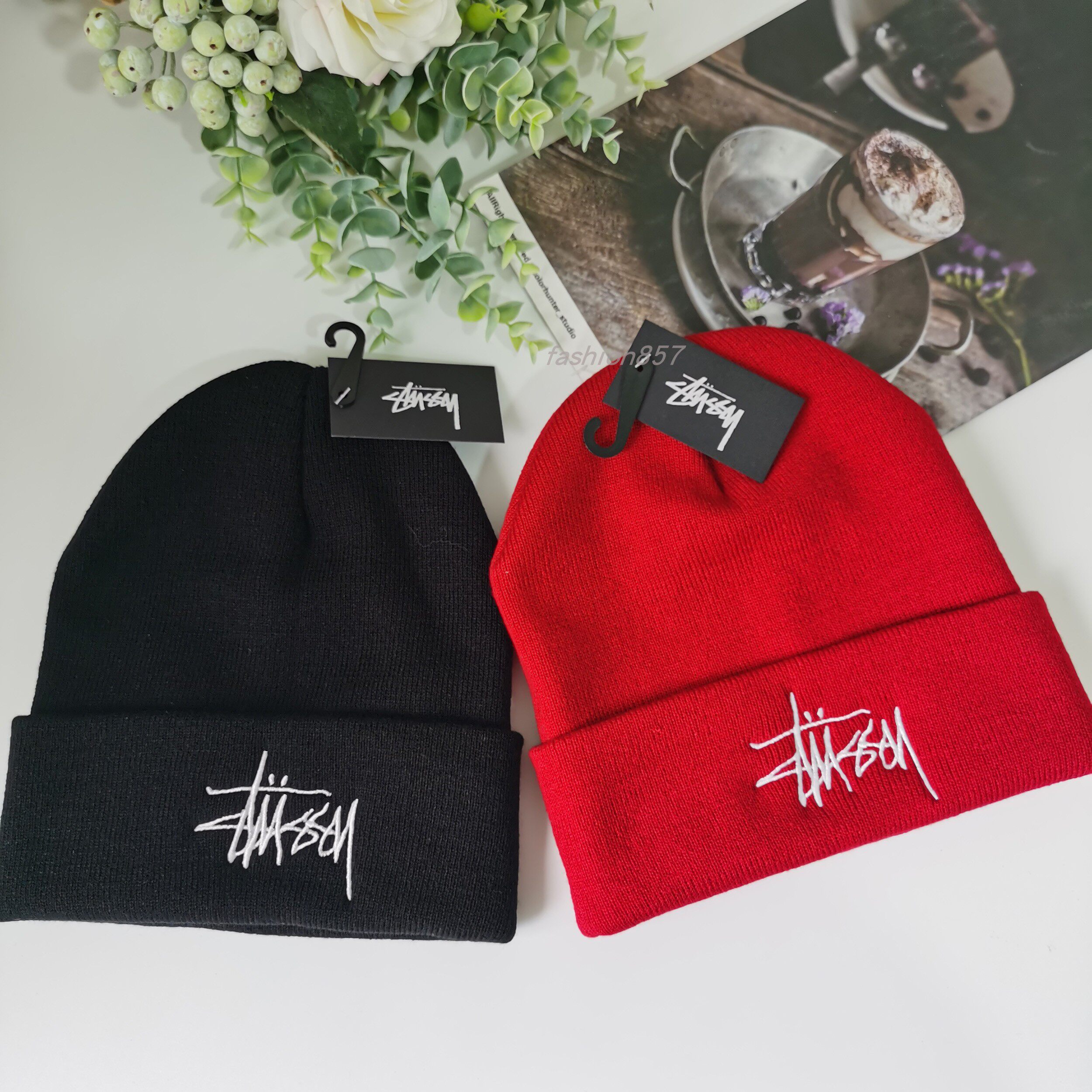 新款潮牌斯图西stussy秋冬保暖休闲百搭男女街头嘻哈针织毛线冷帽