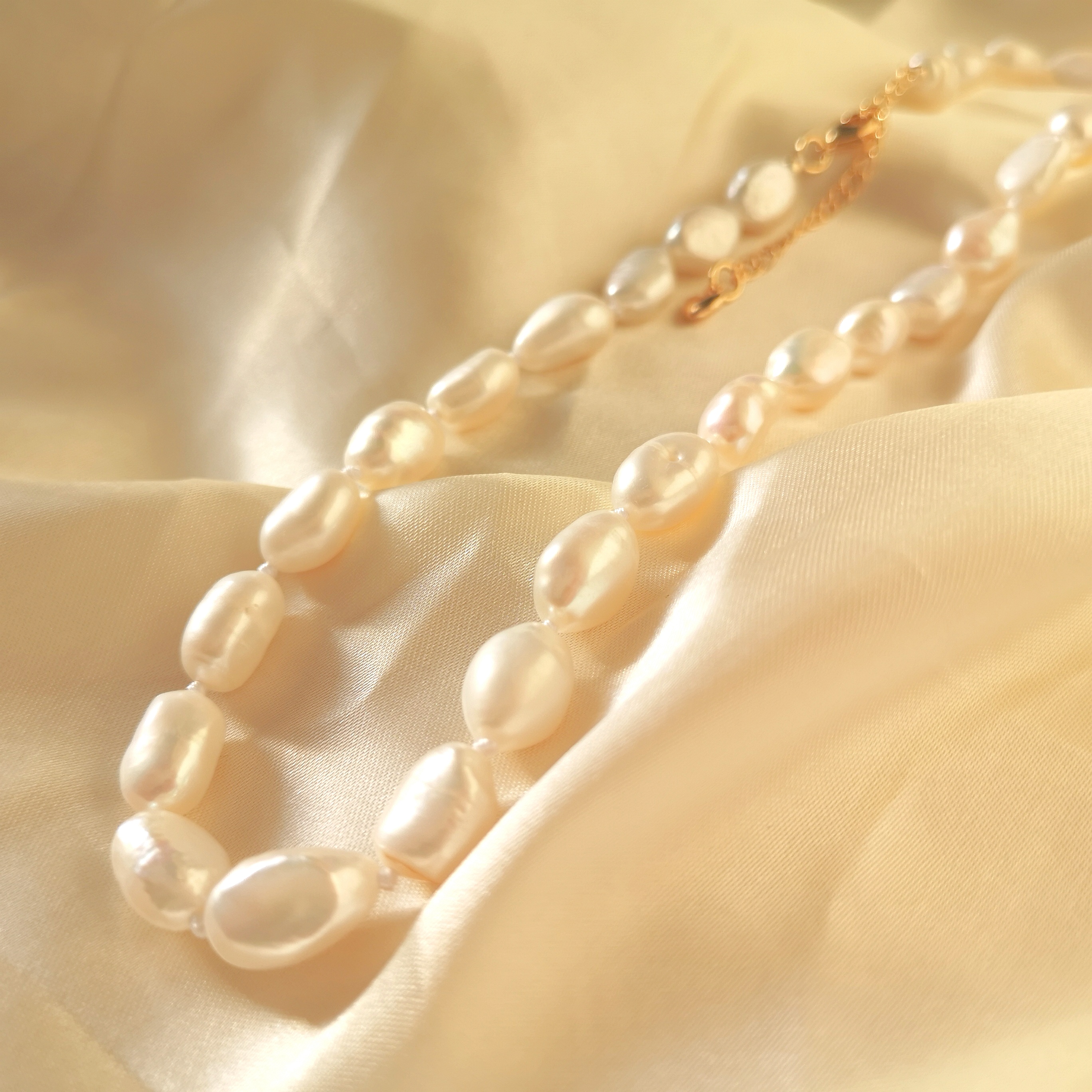 「han moisten 」巴洛克异形珍珠项链男女锁骨链时尚百搭可调节