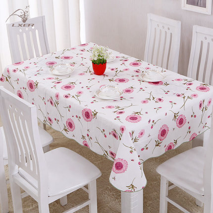 桌布防水包邮pvc桌布布艺家居茶几垫台布欧式田园圆桌布酒店饭店