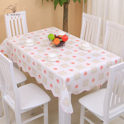 桌布防水包邮pvc桌布布艺家居茶几垫台布欧式田园圆桌布酒店饭店