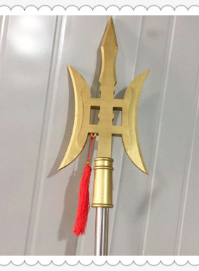 方天画戟三国武将吕布武器古代兵器道具影视舞台古装拍摄儿童玩具