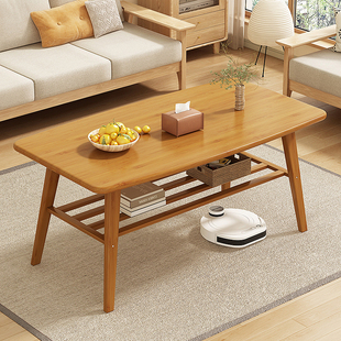 创意茶几桌客厅家用小户型轻奢现代简约简易阳台小茶桌子矮桌楠竹