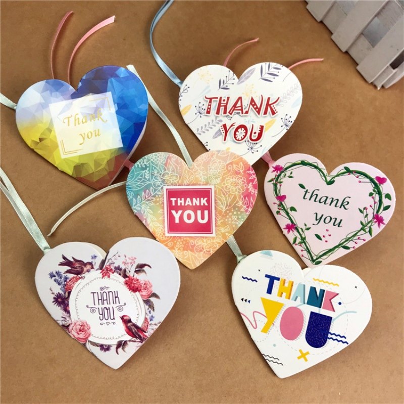 爱心形小卡片情人节新年送礼物贺卡 好评好店