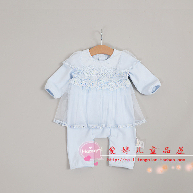 【新品】包邮C1011春秋IDEA.N.N网纱连体爬服哈衣2021婴儿女童装