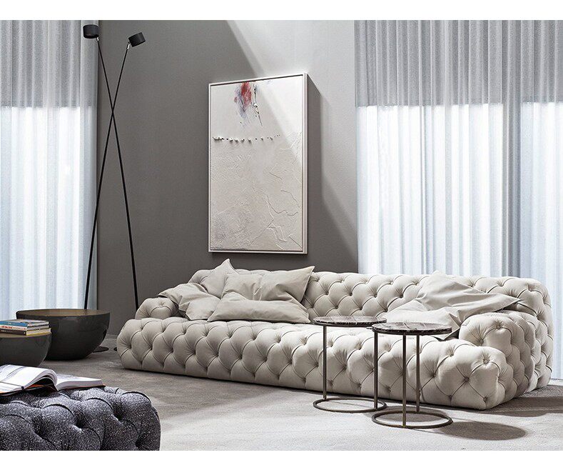 后现代拉扣沙发