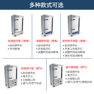 蒸饭柜商用燃气蒸饭机全自动大小型电蒸箱米饭馒头蒸包炉煤气蒸车