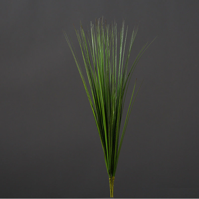 洋葱草仿真钢草绿草假草装饰草塑料草高草细草丝芦苇落地草长枝高