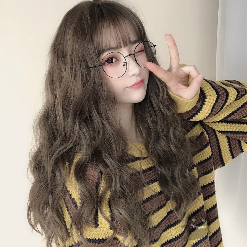 ベ鬼鬼家゛掌柜力荐ins泡面头! 网红水波纹中长发 新式羊毛卷发