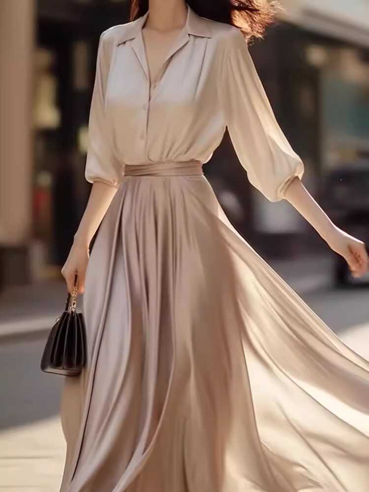 今年流行连衣裙女夏季装2024新款绝美小裙子高级感小洋装名媛高端