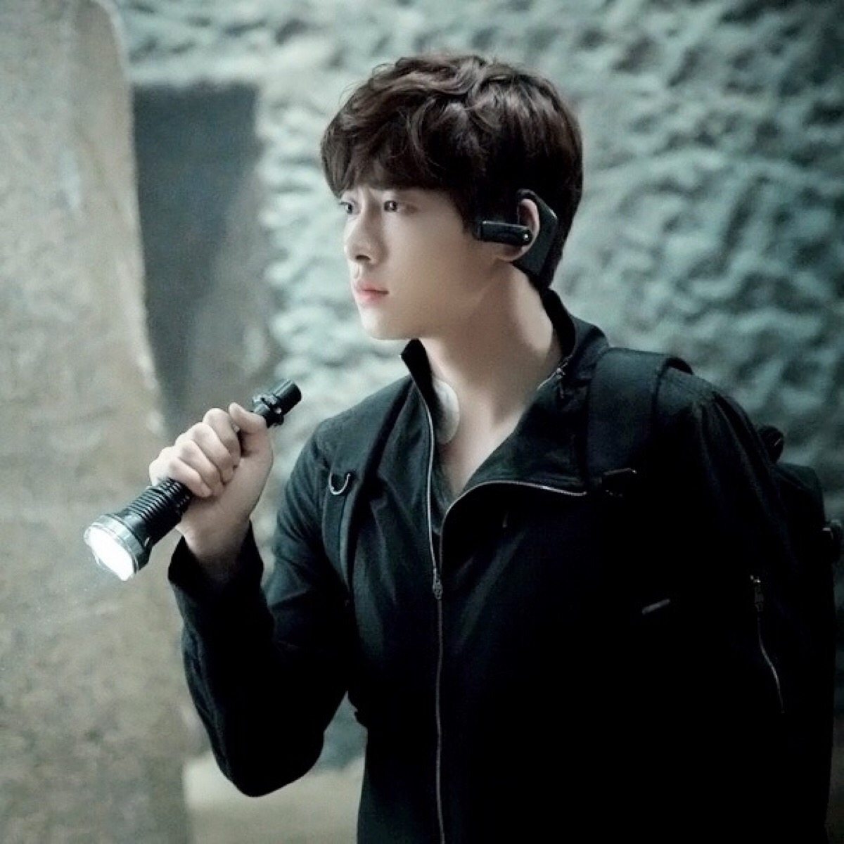 老九门吴邪cos李易峰盗墓笔记同款夹克外套男式黑色修身韩版立领