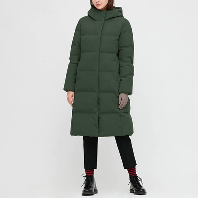 女装 U家 无惧严寒 长款无缝压胶羽绒服 防风防雨雪 厚够保暖3156