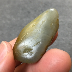 新疆和田玉籽料黄皮原石白玉男女款真皮天然正品玉石证书保真吊坠