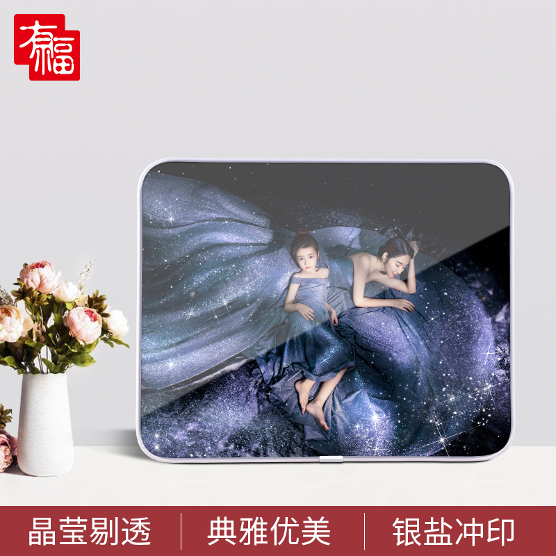 10寸水晶相框擺台制作 創意照片擺台定制寶寶婚紗照相冊擺台在類目 個性定製/設計服務/DIY, 日用/裝飾定製, 相框/畫框定製中 - 來自Buy2taobao.com提供專業的淘寶代購服務