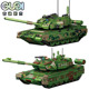 超大1000片+轻型坦克VT5式主战99A古迪拼装军事男孩积木塑料玩具