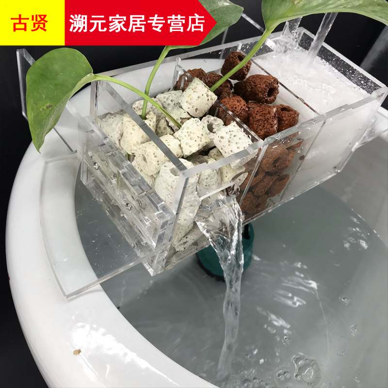 圆形陶瓷鱼缸过滤器系统三合一上置过滤盒亚克力滴流槽 静音净水在类目 家装主材, 卫浴用品, 卫浴用品O2O(天猫专用)中 - 来自Buy2taobao.com提供专业的淘宝代购服务
