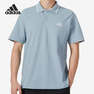 Adidas/阿迪达斯官方正品2023新款男子简约休闲短袖POLO衫IJ6108