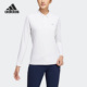 Adidas/阿迪达斯官方正品新款女子高尔夫运动长袖POLO衫HT0042