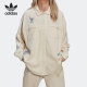 Adidas/阿迪达斯官方正品三叶草女子休闲运动长袖翻领衬衫HT3945