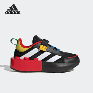 Adidas/阿迪达斯官方正品TECH RNR EL K乐高联名大童跑步鞋HP5877