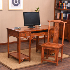 中式实木仿古家具办公桌简约书桌电脑桌 书桌椅组合办公家具特价