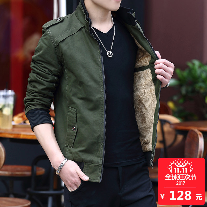 2017男士春季新款薄外套男夾克潮流春秋韓版休閑青年牛仔男裝秋裝