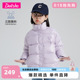 【三防】笛莎童装女童羽绒服冬季新款2023儿童时尚短款宽松面包服