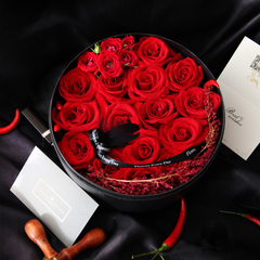 成都鲜花速递同城花店情人节红玫瑰花礼盒生日表白送女友送花上门