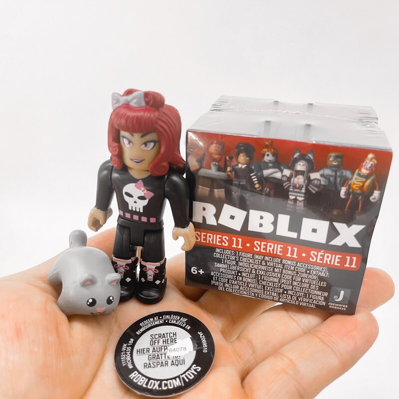 roblox盲盒giftcard罗布乐思玩具人偶我的世界可动积木套装兑换