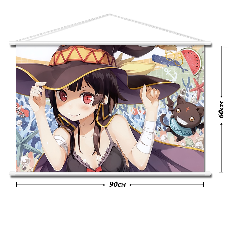 为美好的世界献上祝福 惠惠 动漫挂画超大海报壁画白轴4769