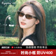 目戏墨镜女款小框新款高级感太阳镜开车可选偏光高级感猫眼窄框