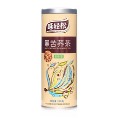 咏轻松黑苦荞茶 云南特产荞麦茶 全胚型铁罐 250克/筒 云荞生物