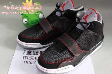 正品Jordan Flight Club 90 GS 乔丹AJ3 黑红反光 602662-004/601