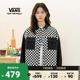 Vans范斯官方 女子长袖衬衫棋盘格中性风外套