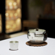 银壶纯银999泡茶壶纯手工中式盖碗家用双耳泡茶壶茶具 双耳如意