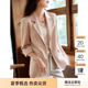 XWI/欣未休闲小西装外套女2024年春季新款时尚高级感薄款西服上衣