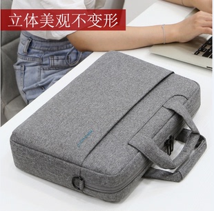 电脑包适用联想戴尔14华为15.6寸加厚气囊防震华硕16英寸男女手提笔记本包