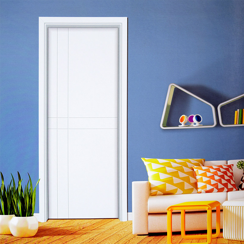 上海定制正品室内实木复合烤漆卧室套装门静音环保木门现代简约