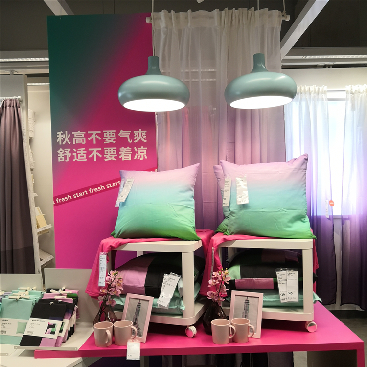 IKEA Stryker Lint Blue and green Lavender Gradient color Pillows By pillows Domestic Agency purchasein the Home Fabric , Pillow/Pillow category - from Buy2taobao.com to provide professional Taobao agent buy service